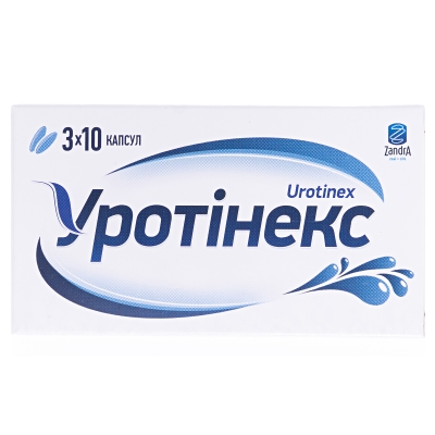 Уротинекс капсулы по 425 мг №30 (10х3)