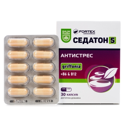 Седатон антистресс Baum Pharm капсулы №30