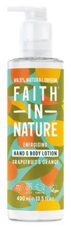 Лосьон для рук и тела Faith In Nature натуральный с грейпфрутом и апельсином, 400 мл
