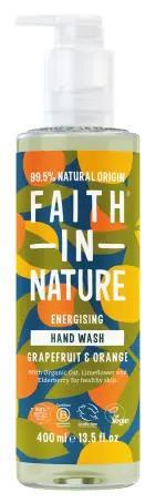 Мыло жидкое Faith In Nature для рук натуральное с грейпфрутом и апельсином, 400 мл