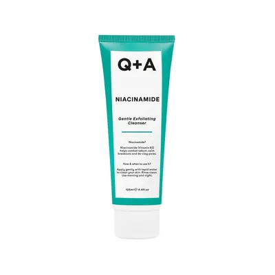Гель-ексфоліант для обличчя Q+A Очищувальний з ніацинамідом, 125 мл