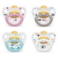Пустышка латексная NUK Happy Kids успокаивающая для сна размер 2 от 6 до 18 месяцев, 1 шт