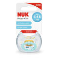 Пустышка латексная NUK Happy Kids успокаивающая для сна размер 2 от 6 до 18 месяцев, 1 шт