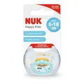 Пустушка латексна NUK Happy Kids заспокійлива для сну розмір 2 від 6 до 18 місяців, 1 шт