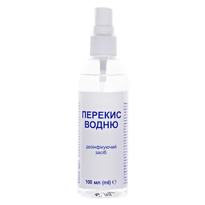Перекис водню Фармаком 3% спрей по 100 мл у флак.
