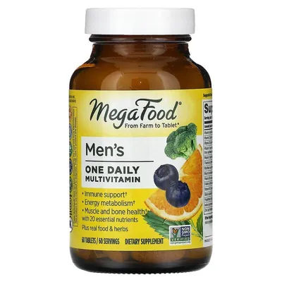 Мультивітаміни для чоловіків MegaFood Men's One Daily, 60 таблеток