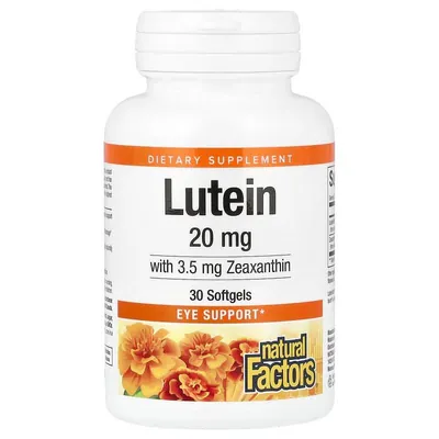 Лютеїн Natural Factors Lutein 20 мг, 30 гелевих капсул