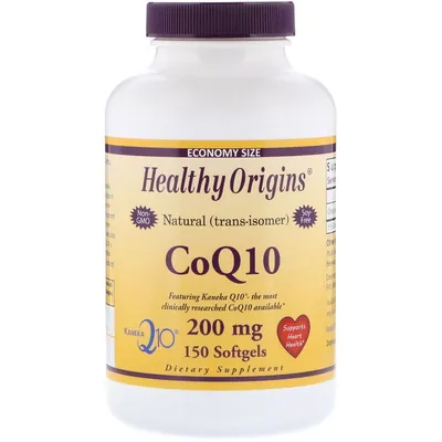 Коензим Q10 Healthy Origins Kaneka Q10 (CoQ10) 200 мг, 150 капсул
