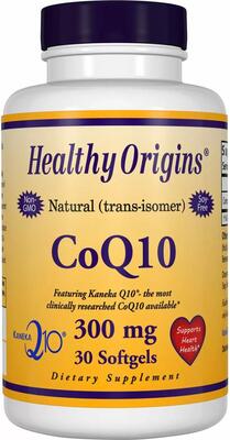 Коэнзим Q10 Healthy Origins Kaneka Q10 (CoQ10) 300 мг, 30 капсул