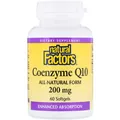 Коензим Q10 Natural Factors Coenzyme Q10 200 мг, 60 капсул