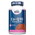 Коэнзим Q10 и Красный дрожжевой рис Haya Labs Co-Q10 60 мг & Red Yeast Rice 500 мг, 60 капсул