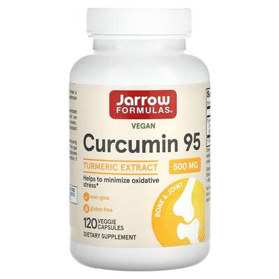 Куркумин 95 Jarrow Formulas Curcumin 95 Turmeric Extract 500 мг, 120 растительных капсул