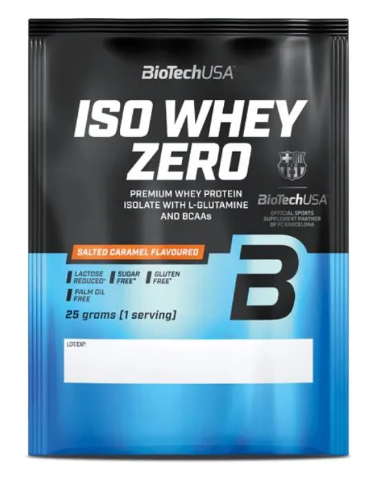 Протеїн сироватковий ізолят Biotech Iso Whey Zero солона карамель, 25 г