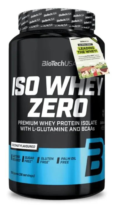 Протеїн сироватковий ізолят Biotech Iso Whey Zero кокос, 908 г