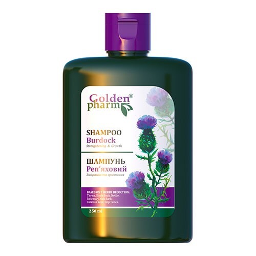 Шампунь Golden Pharm Реп'яховий, 250 мл