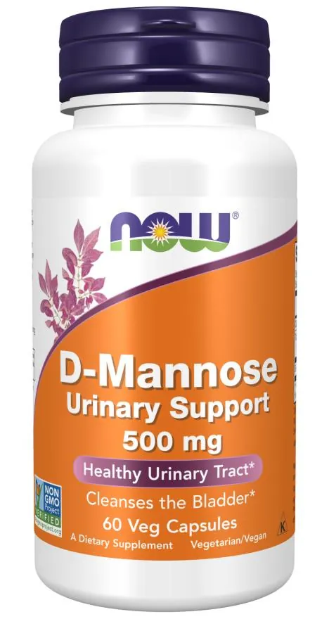 D-Манноза 500 мг NOW D-Mannose вег. капсули №60