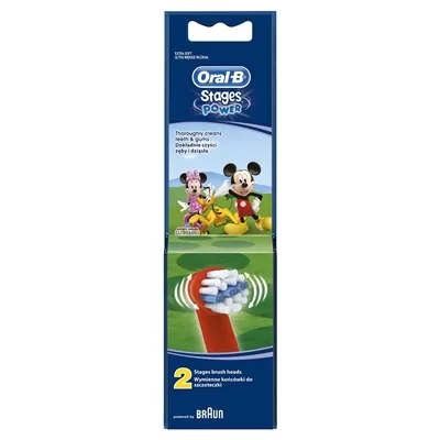 Змінні насадки для електричної зубної щітки Oral-B Kids з героями Disney, 2 шт