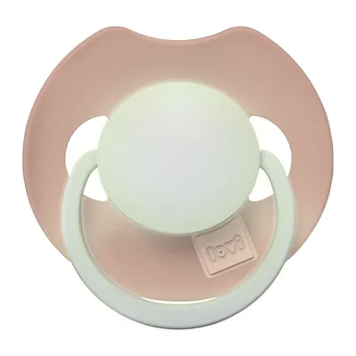 Пустушка силіконова динамічна Lovi Prime 34/437 Ivory Glow/Blush Glow, 6-18 міс, 2 шт