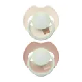 Пустушка силіконова динамічна Lovi Prime 34/437 Ivory Glow/Blush Glow, 6-18 міс, 2 шт