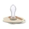 Пустушка силіконова динамічна Lovi Prime 34/437 Ivory Glow/Blush Glow, 6-18 міс, 2 шт