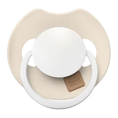 Пустушка силіконова динамічна Lovi Prime 34/438 Ivory Glow/Blush Glow, 18+ міс, 2 шт