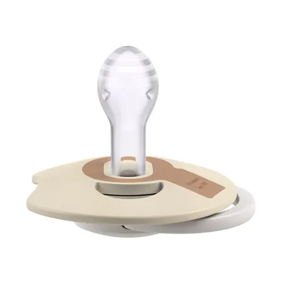 Пустушка силіконова динамічна Lovi Prime 34/438 Ivory Glow/Blush Glow, 18+ міс, 2 шт