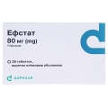 Ефстат таблетки, в/плів. обол. по 80 мг №28 (14х2)