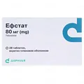 Ефстат таблетки, в/плів. обол. по 80 мг №28 (14х2)