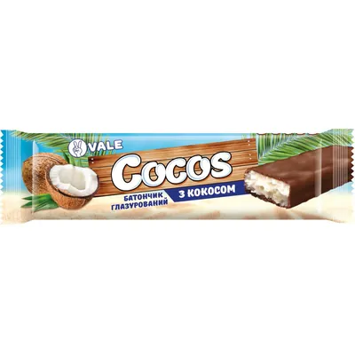 Батончик Cocos з кокосовою стружкою, 35 г