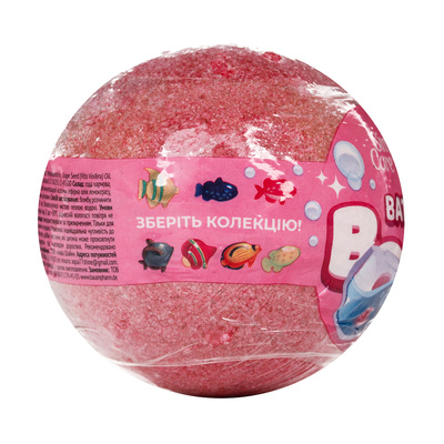 Бомбочка для ванн Simply Care розовая, 100 г