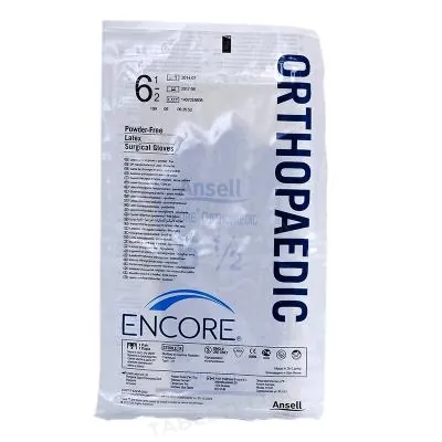 Рукавички хірургічні Encore Ortho стерильні латексні. непудровані, розмір 6,5, пара