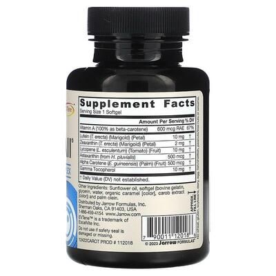 Каротиноиды Jarrow Formulas CarotenALL, 60 капсул