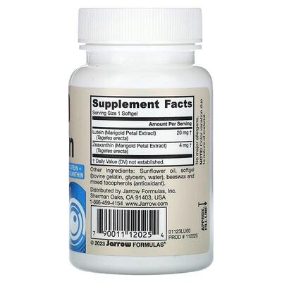 Лютеїн Jarrow Formulas Lutein 20 мг, 60 капсул