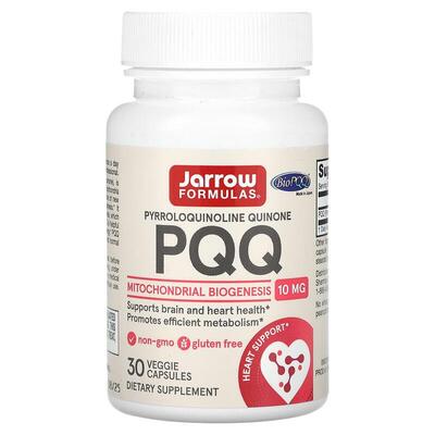 Пирролохинолинхинон Jarrow Formulas PQQ 10 мг, 30 капсул