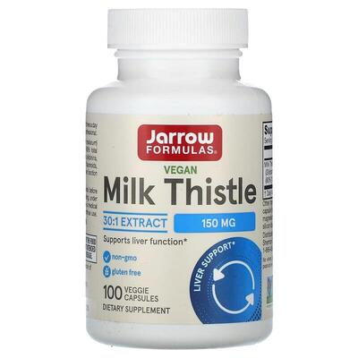 Расторопша Jarrow Formulas Milk Thistle 150 мг, 100 вегетарианских капсул