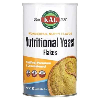 Дріжджі KAL Nutritional Yeast Flakes не солодкі, 624 г
