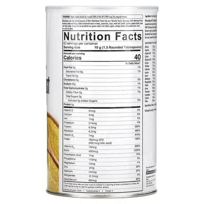 Дріжджі KAL Nutritional Yeast Flakes не солодкі, 624 г