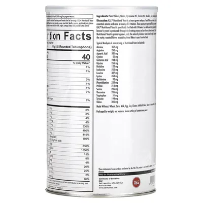 Дріжджі KAL Nutritional Yeast Flakes не солодкі, 624 г