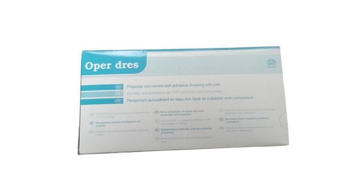 Пов’язка пластирна Iberhospitex Oper dres неткана на поліестровій основі з подушечкою 9 x 25 см, 1 штука