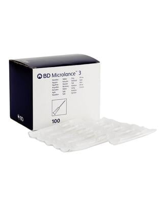 Игла инъекционная BD Microlance 3 с втулкой-павильоном 27G (0,4 x 13 мм), 1 штука